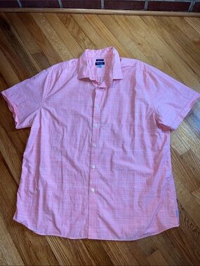 Newton Light Pink Short-Sleeve Button-Down Shirt